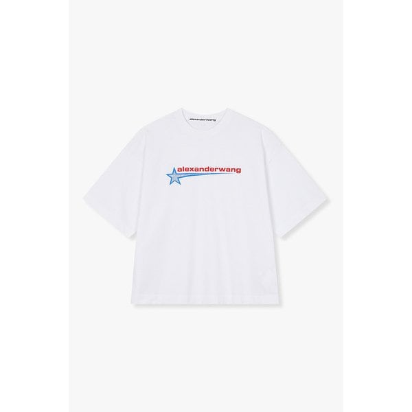 [UNISEX] 핫픽스 스타 로고 박시 티셔츠 3625320019000