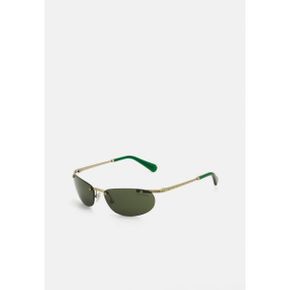 4745594 Swarovski Sunglasses - matte gold-coloured/green