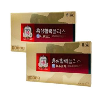  정관장 홍삼활력 플러스 40ml 30포 1+1