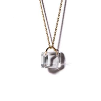 콜드프레임 COLORLESS PADLOCK NECKLACE