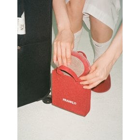 [Eco] Air Travel Mini Bag & Shoes, Red