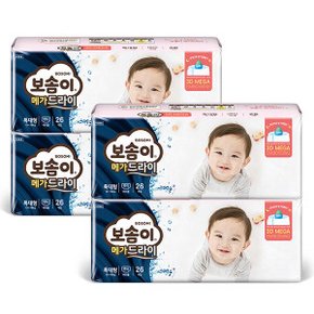 메가드라이  팬티형 여아 특대형(13-18kg) 26p x 4팩