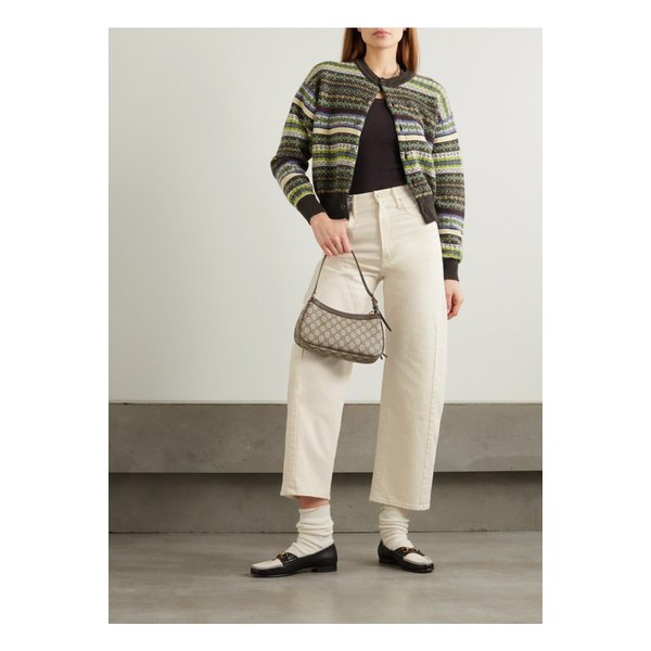 더 하프 파이프 앵클 하이 라이즈 테이퍼드 진 크림 1647597331440807