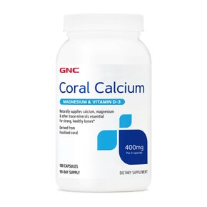 지엔씨 코랄 칼슘 400mg 180캡슐 Coral Calcium