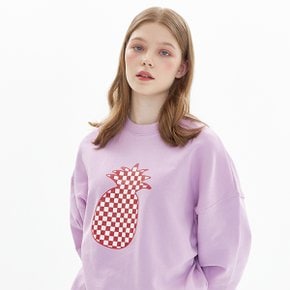 CHESS CHECK SWEATSHIRT_LAVENDER