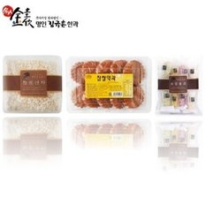 제수용I 신궁한과세트 / 찹쌀산자 210g(3개입)찹쌀약과 350g(10개입)모듬유과 128g(16개입)  김규흔 한과