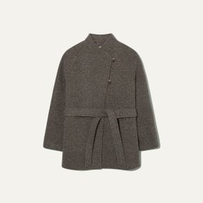 Stina Half Coat Truffle