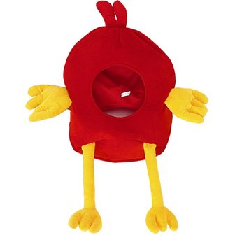 야광맨 양념 치킨 암탉 닭 모자 1pcs 귀여움 인싸템 놀이공원 파티 생일 단체 인형