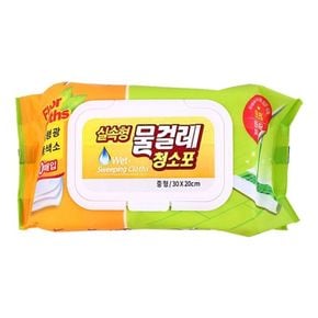 실속형 물걸레 청소포 중형 30매