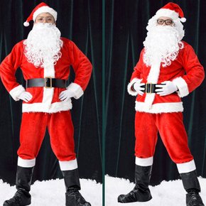 산타클로스 코스프레 6종세트(어른용)크리스마스 성탄절 어린이집 유치원 학부모 서프라이즈