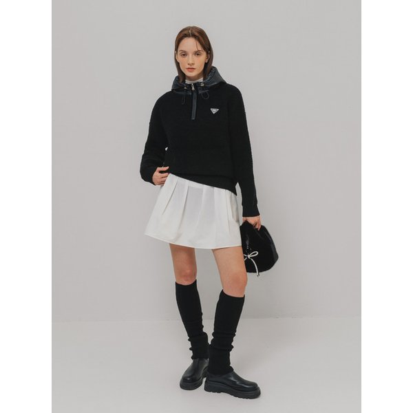 Eco fur mini bag (black)