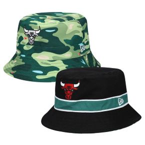 [해외] 908054 뉴에라 모자 NBA 시카고 불스 Reversible Bucket Hat Black