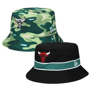 뉴에라 [해외] 908054 뉴에라 모자 NBA 시카고 불스 Reversible Bucket Hat Black