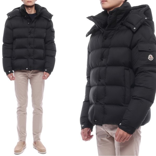 [부산점] 25FW 남성 MAYA 70 후드 다운 패딩 (MAYA 70 1A00205 53333 999 25F)