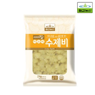  칠갑 아소미 수제비 2kg x6개 한박스