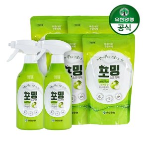 아름다운 주방세제 포밍스프레이 용기 485ml 2개 + 리필 500ml 4개