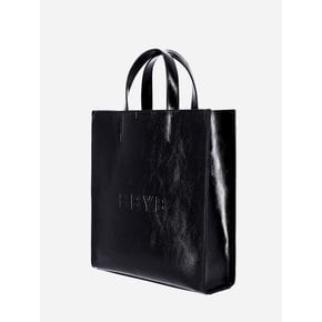 Nov Unisex Medium Tote Bag (Crinkled Black)