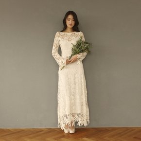 [CLAIR DE LUNE]  LOVE LACE DRESS