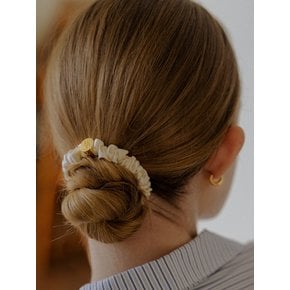 HLD005 Classic pleated scrunchie (S)