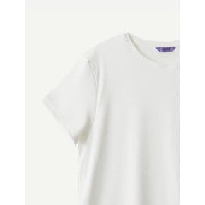 High quality air ribbed T - White