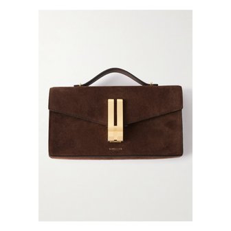DEMELLIER 드멜리어 더 벤쿠버 스웨이드 클러치 다크 브라운 1647597357778882