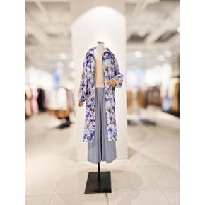 [파주점] [더아이잗컬렉션]나일론 시스루 프린트 후드 롱 아우터 CR5A0TC311