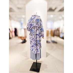 [파주점] [더아이잗컬렉션]나일론 시스루 프린트 후드 롱 아우터 CR5A0TC311