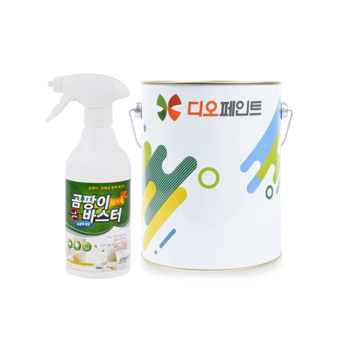 디오페인트 곰팡이방지 결로방지페인트 4L세트(결로방지페인트 4L+곰팡이제거제460Ml)_베란다 벽지용페인트, 이마트몰, 당신과 가장  가까운 이마트