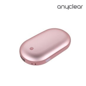 휴대용 손난로 보조배터리 양면발열 5000mAh HOT3 핑크파우치 증정