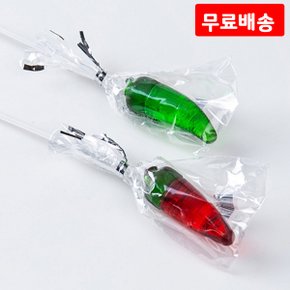 고추 모양 캔디(랜덤) 10g X 45 막대사탕 간식 과자