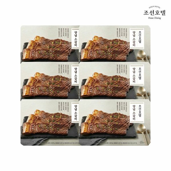 조선호텔 양념 소갈비 수제 포갈비 600gX6팩(3.6kg)