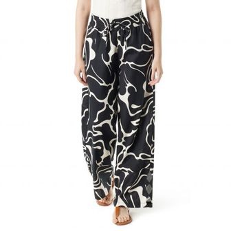 이스퀘어 4397948 Sam Edelman Ramone Cutout Linen Blend Wide Leg Pants