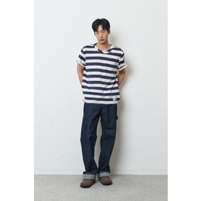 남성 (M)TINIRAU – STRIPED T-SHIRT_Navy_LSTA0TS42M
