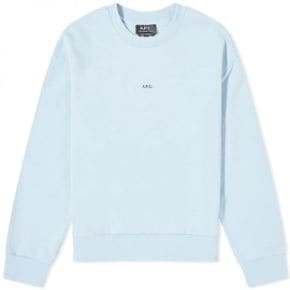 우먼 A.P.C. 아페쎄 Anna 로고 스웨트셔츠 - 라이트 블루 COGWQ-F27864-IAB