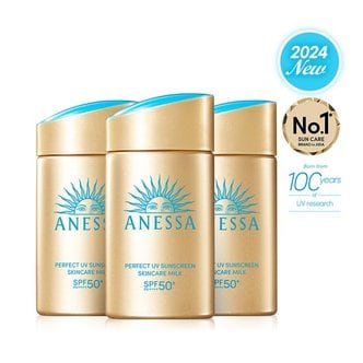 아넷사 NEW  퍼펙트 UV 선스크린 스킨케어 밀크 NA 60ml 3개