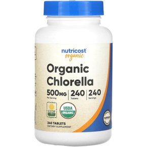 뉴트리코스트 클로렐라 Chlorella 500mg 240타블렛