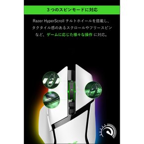 Razer Basilisk V3 Pro White Bluetooth Focus Pro 30K 30X000DPI 레이저 게이밍 마우스 무선