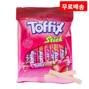 토픽스 스틱 딸기맛 70g X 13 과일맛 츄잉캔디 카라멜 사탕 간식 과자