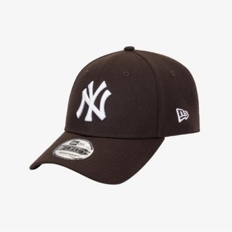 뉴에라 모자 CQK 14205828 MLB 뉴욕 양키스 베이직 볼캡 브라운 스웨이드
