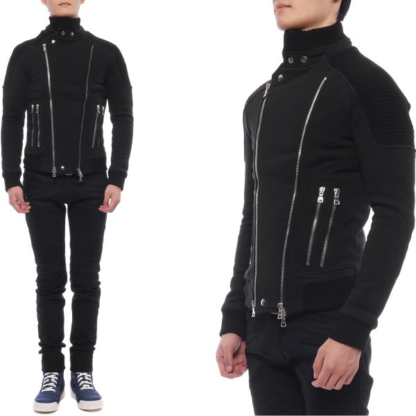 [부산점] 남성 바이커 블루종 재킷 (W5HJ267C665 176)