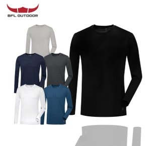 [BFL] 남성용 냉감 무지 라운드 긴팔티셔츠 Model No_CB2177