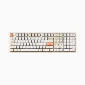 K10 PRO MAX 레트로 파스텔 RGB 핫스왑 저소음바나나축 무선 기계식 키보드