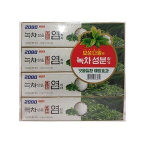 2080 녹차 담은 다원 염치약 120g 4개입 기획 애경 (W9432C5)