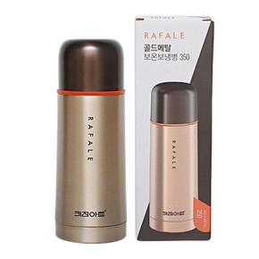 아우트키친아트 텀블러 골드메탈 보온보냉병 350ml