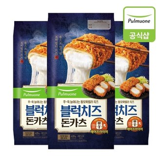 풀무원 블럭치즈돈카츠 420g 3개