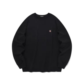 SP SAINT SMALL LOGO LONG SLEEVE-BLACK