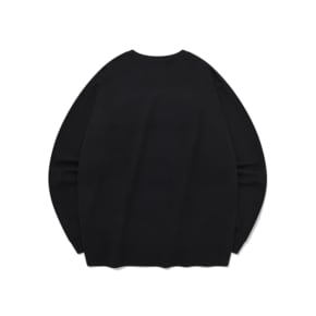 SP SAINT SMALL LOGO LONG SLEEVE-BLACK