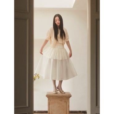 CC콜렉트 글리터 벌룬슬리브 가디건_C252KSL038