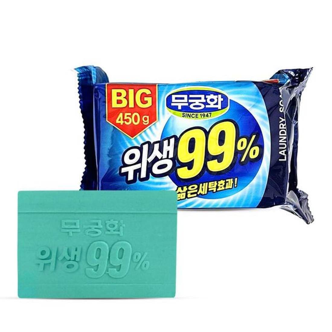 세탁비누 무궁화 빨래비누추천 세탁비누추천 살균 99% 450g X ( 3매입 ), 믿고 사는 즐거움 SSG.COM
