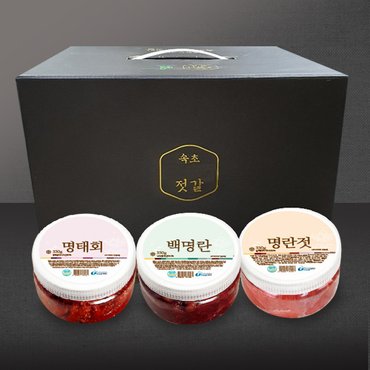 참다올 [1월15일부터순차출고]동명세트1호 (명란젓+백명란+명태회 각 350g)